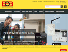 Tablet Screenshot of elektrobock.cz