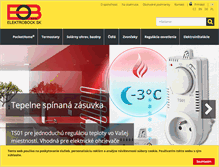 Tablet Screenshot of elektrobock.sk